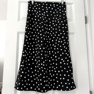 Rachel Zoe Black & White Polka Dot Skirt | Size 4